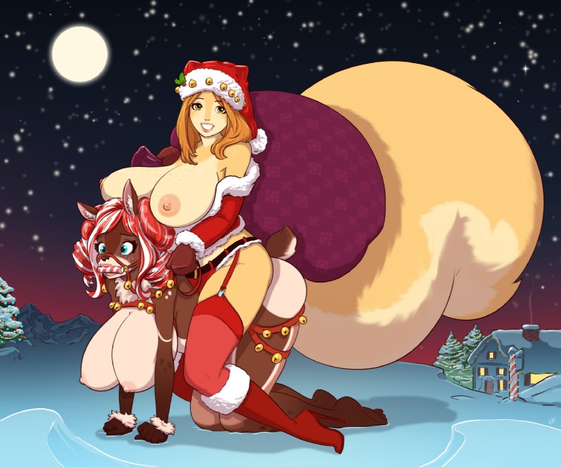 Original Character (Christmas) Rule 34 Image