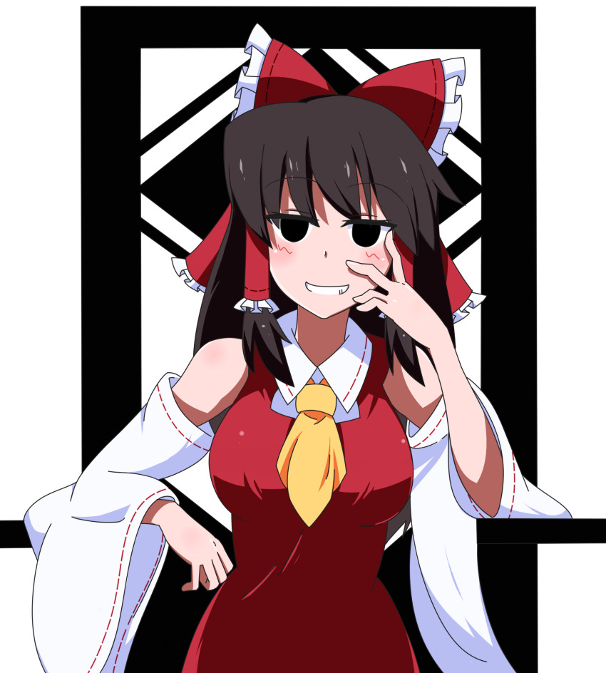 Hakurei Reimu (Cookie (Touhou)) Rule 34 Image