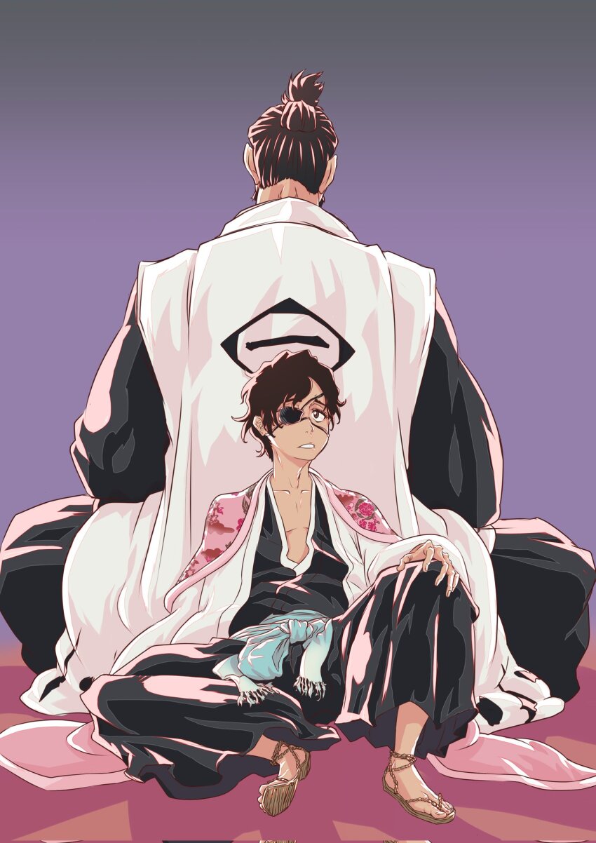 Kyouraku Shunsui (Bleach) Rule 34 Image