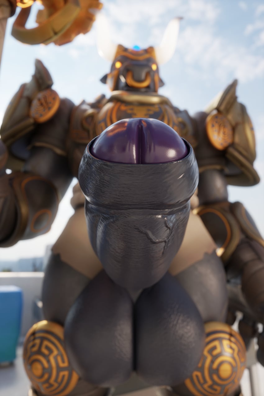 Minotaur Reinhardt (Blizzard Entertainment) Rule 34 Image