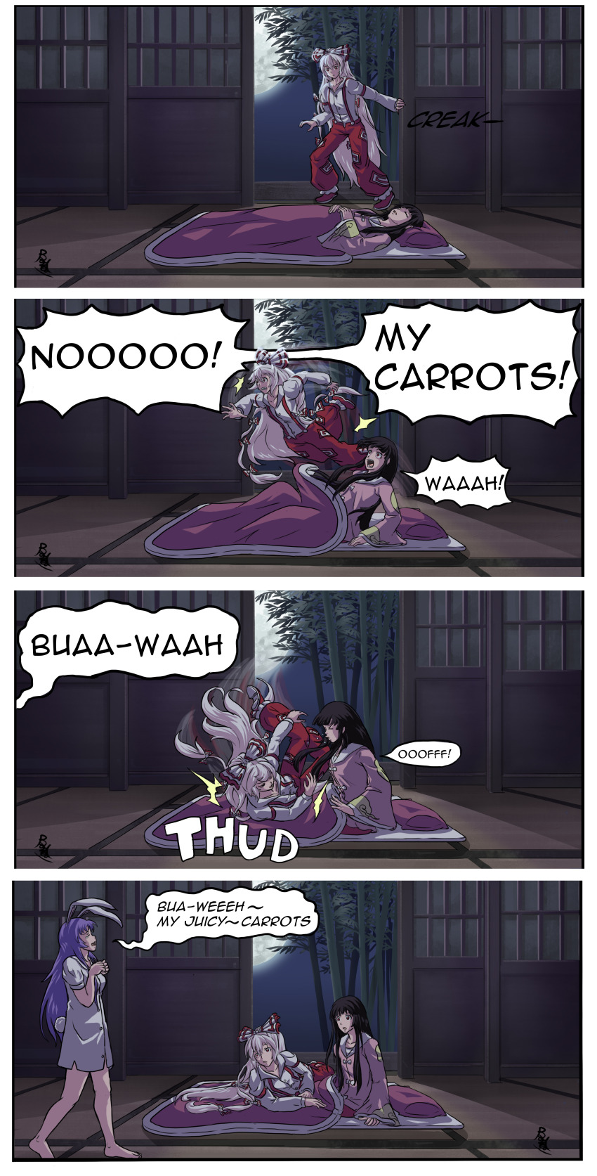 Fujiwara No Mokou (Touhou) Rule 34 Image