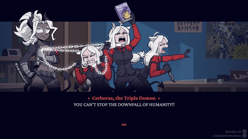 Cerberus (Helltaker) Rule 34 Image