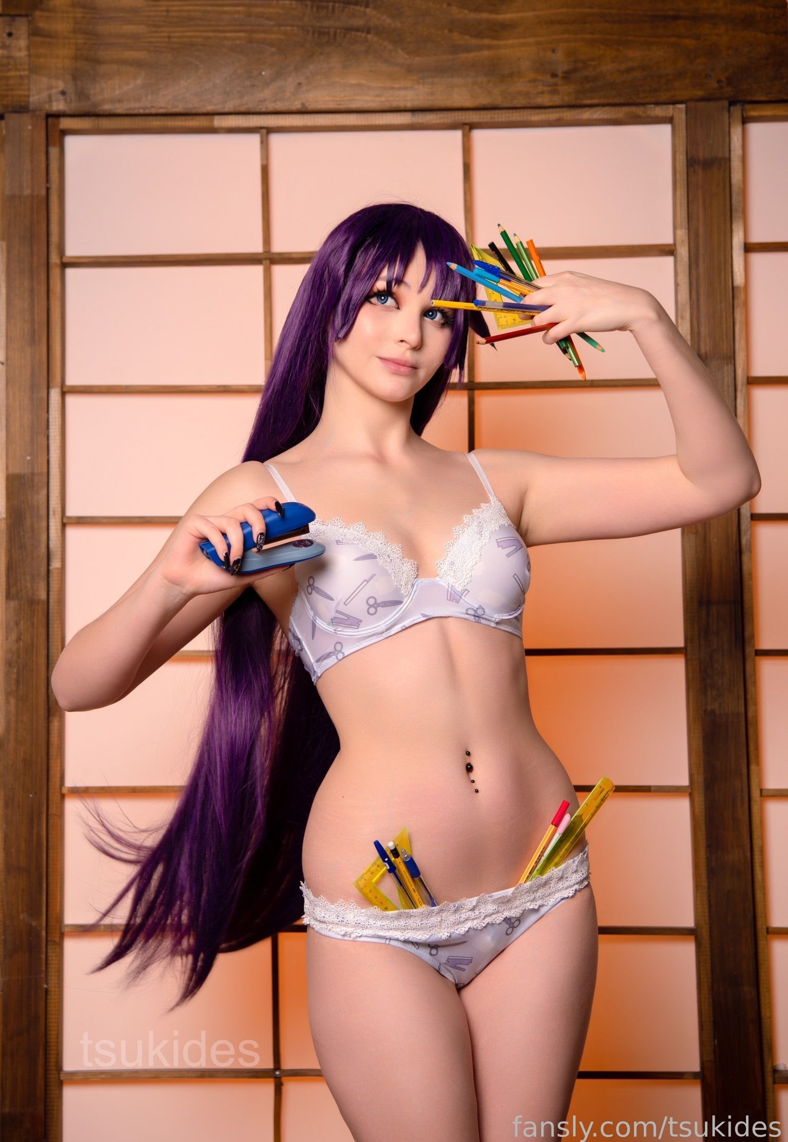 Senjougahara Hitagi (Bakemonogatari) Rule 34 Image
