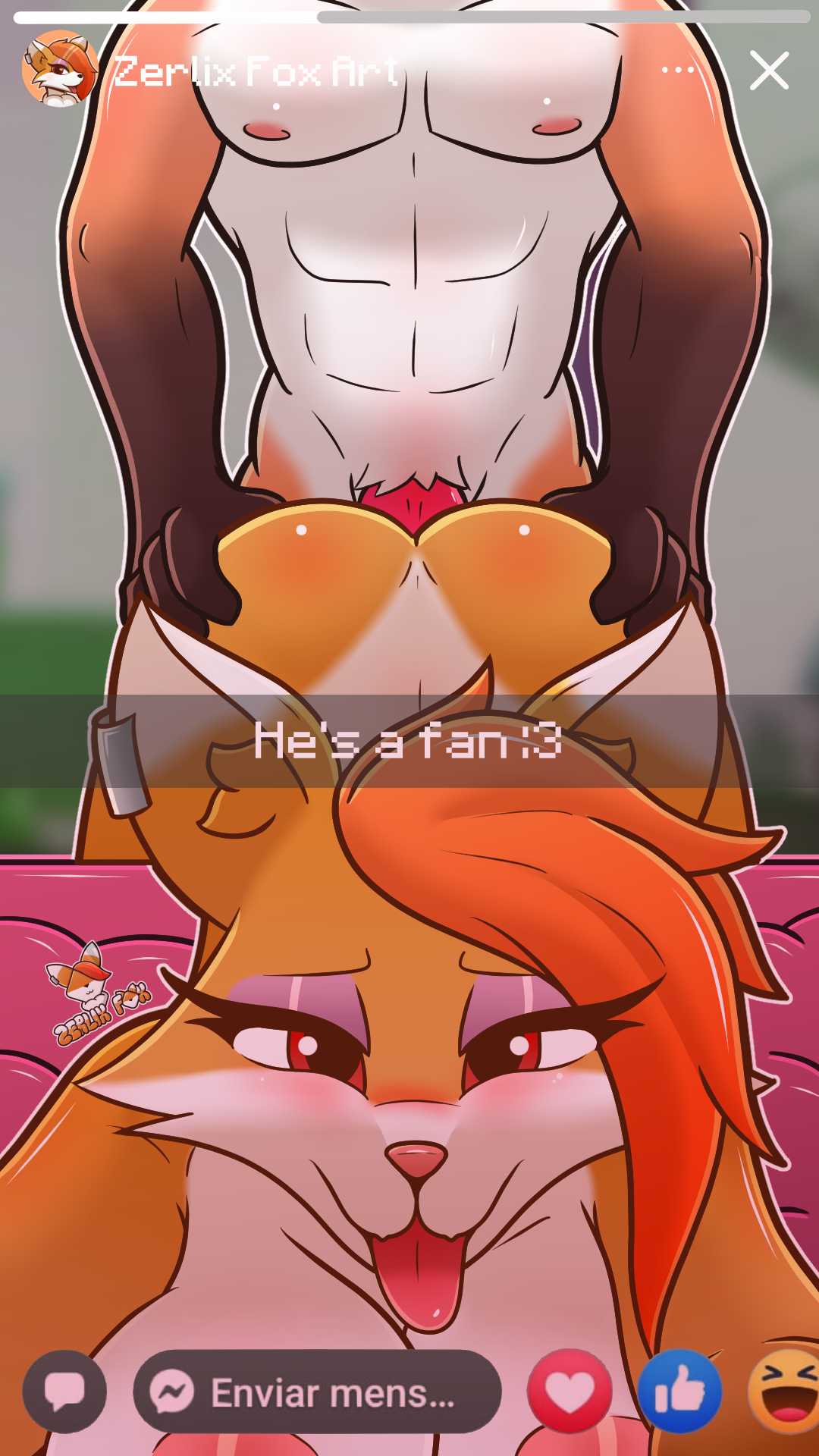 Zerlix Fox (Character) Rule 34 Image