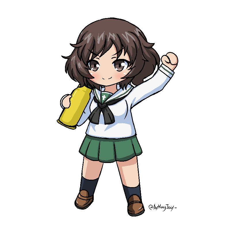 Akiyama Yukari (Girls Und Panzer) Rule 34 Image
