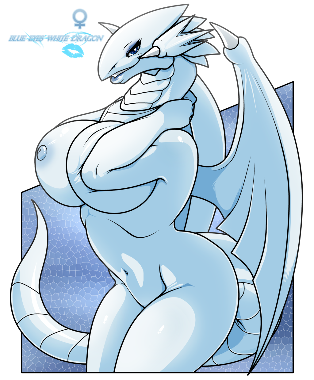 Blue-Eyes White Dragon (Yu-Gi-Oh!) Rule 34 Image