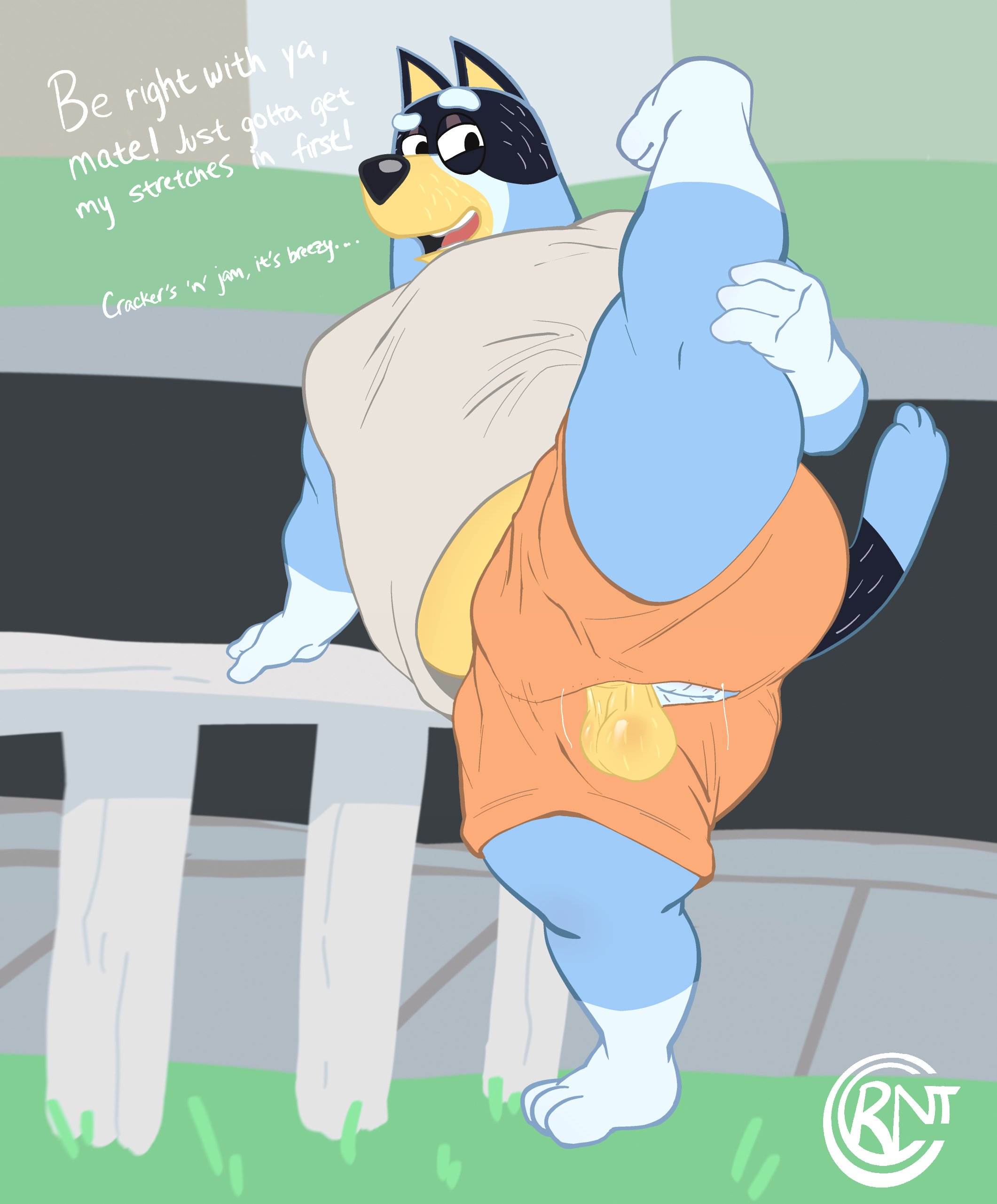 Bandit (Bluey) Rule 34 Image