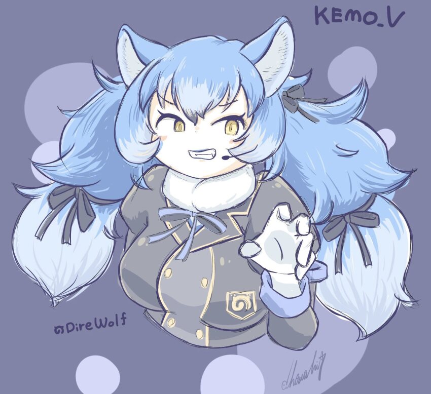 Dire Wolf (Kemono Friends) Rule 34 Image