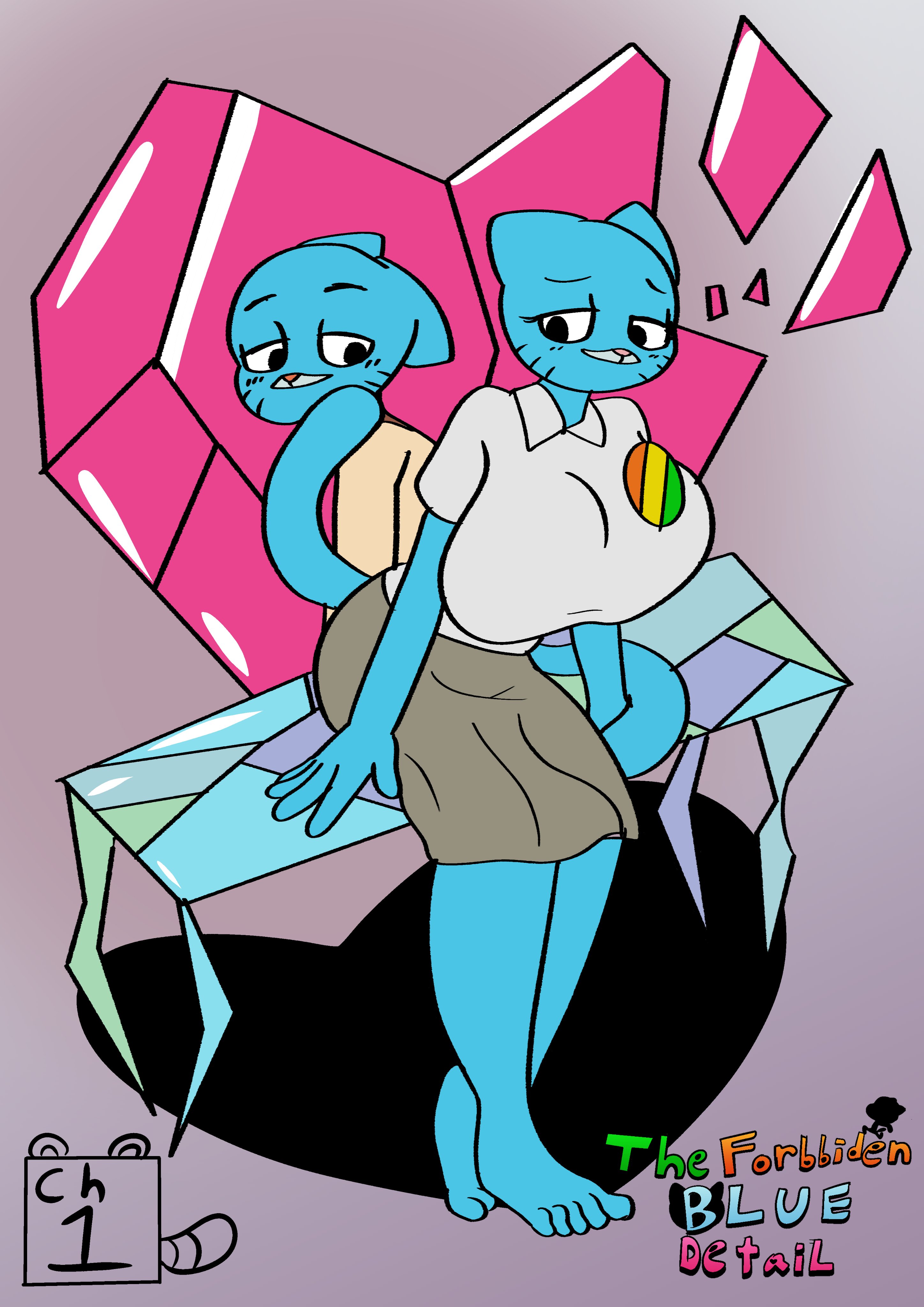 Gumball Watterson (Cartoon Network) Rule 34 Image