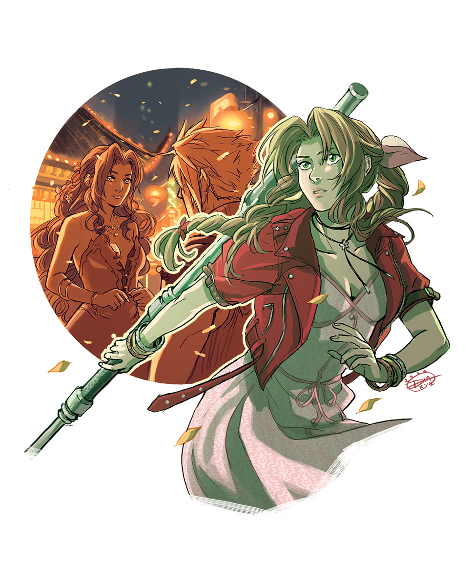 Aerith Gainsborough (Final Fantasy) Rule 34 Image