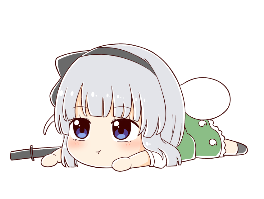 Konpaku Youmu (Touhou) Rule 34 Image