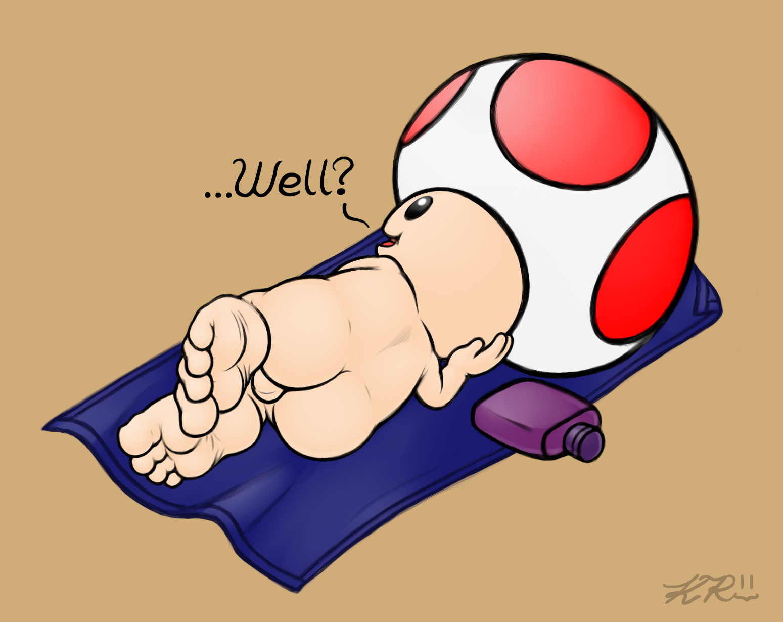 Toad (Mario) Rule 34 Image