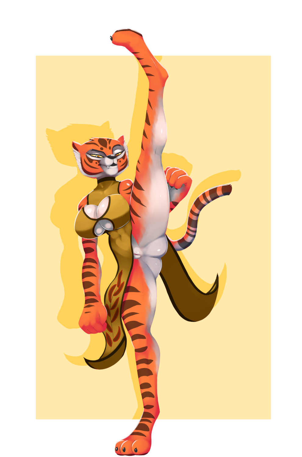 Master Tigress (Dreamworks) Rule 34 Image