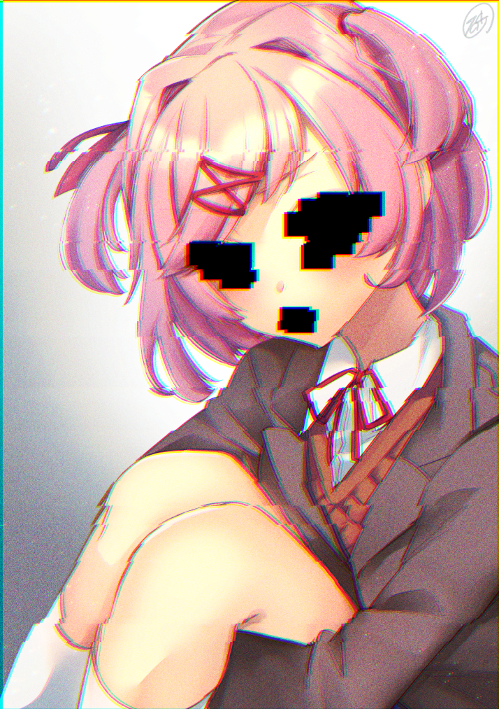 Natsuki (Doki Doki Literature Club) Rule 34 Image