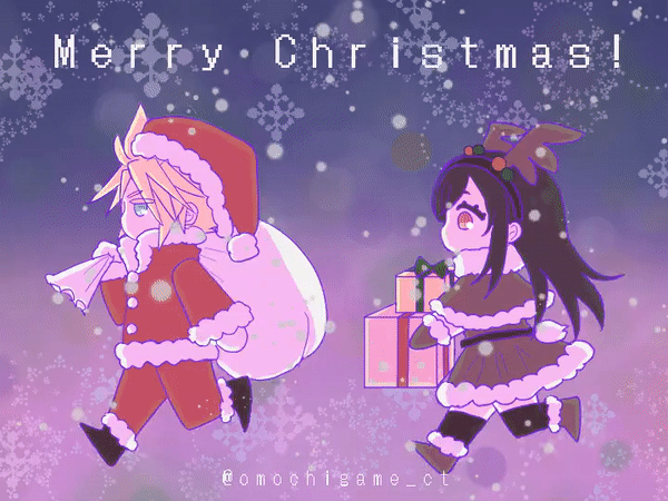 Cloud Strife (Christmas) Rule 34 Image