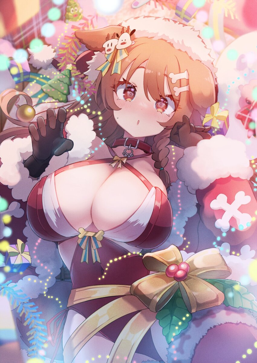 Inugami Korone (Christmas) Rule 34 Image
