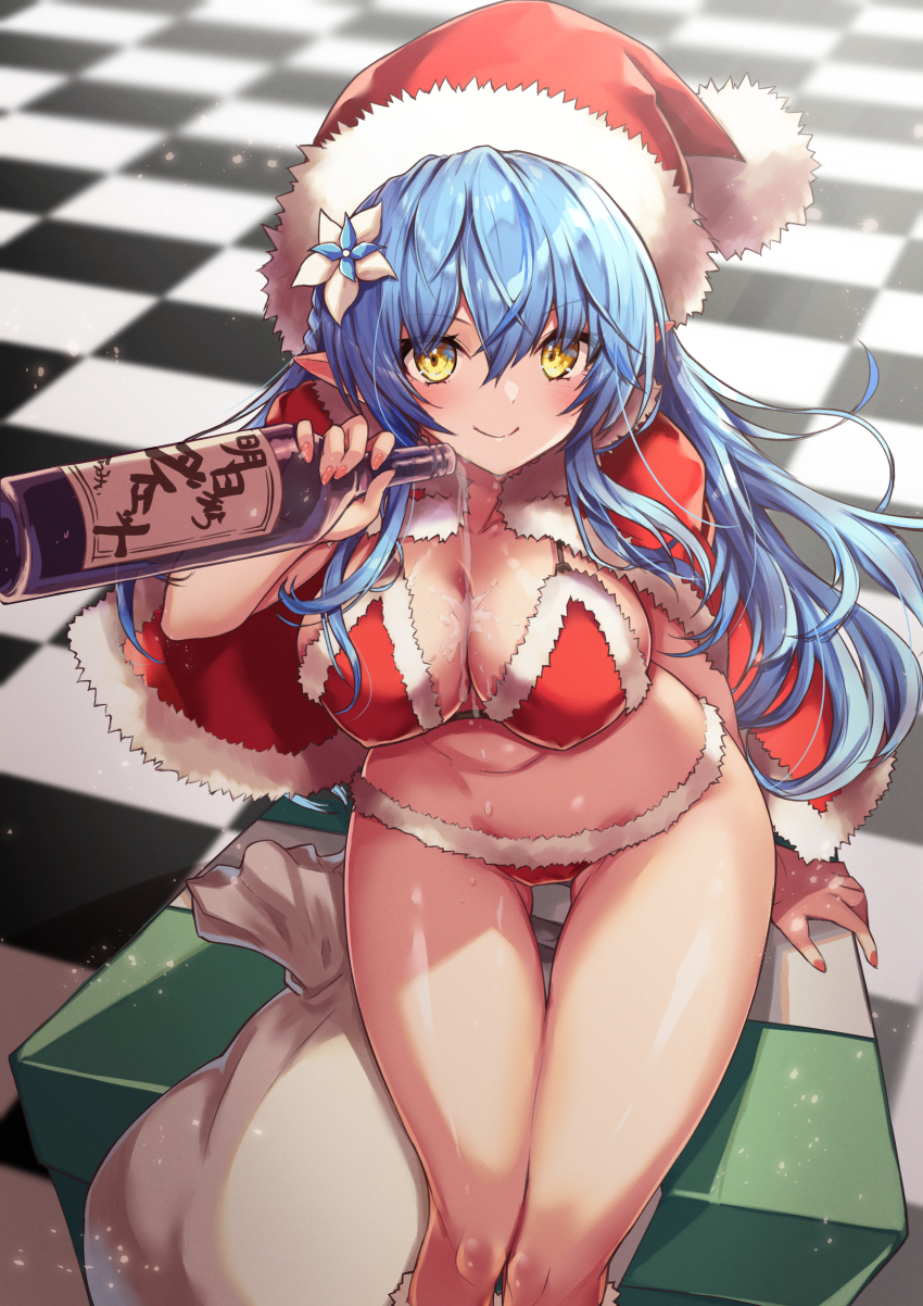 Yukihana Lamy (Christmas) Rule 34 Image