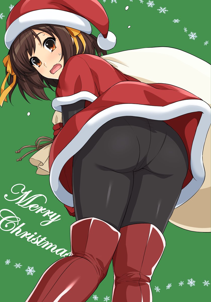 Suzumiya Haruhi (Christmas) Rule 34 Image