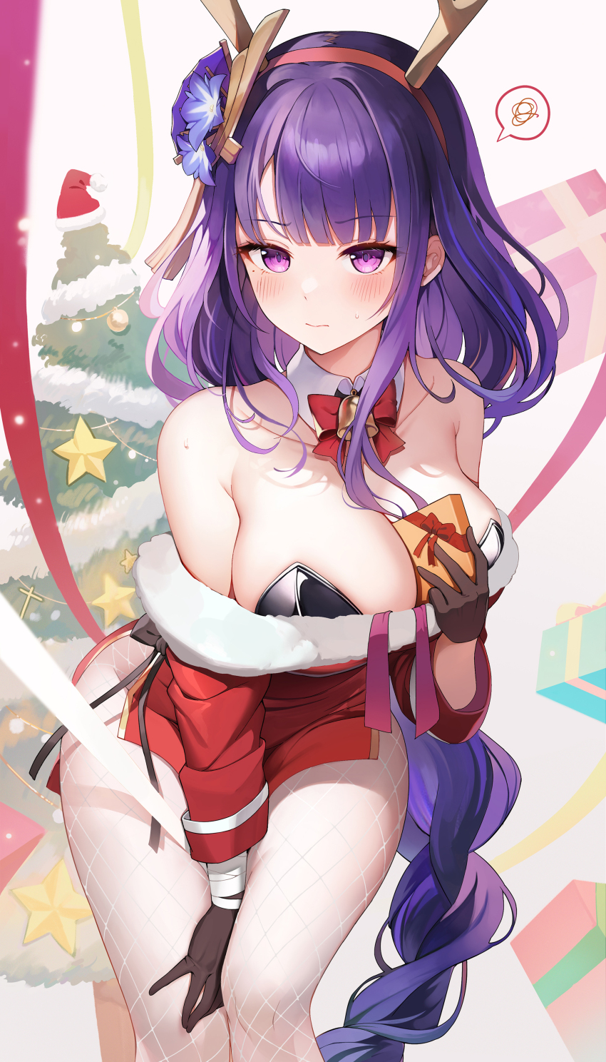 Raiden Shogun (Christmas) Rule 34 Image