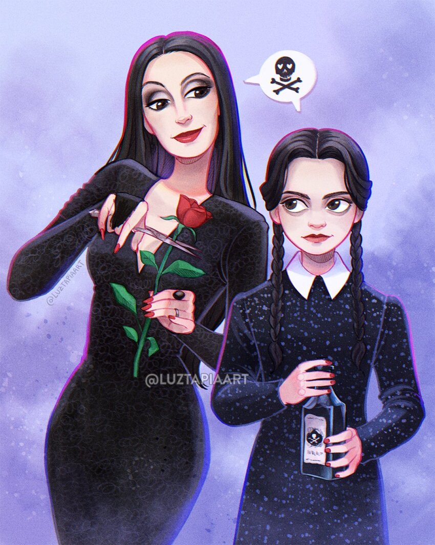 Morticia Addams (The Addams Family) Rule 34 Image