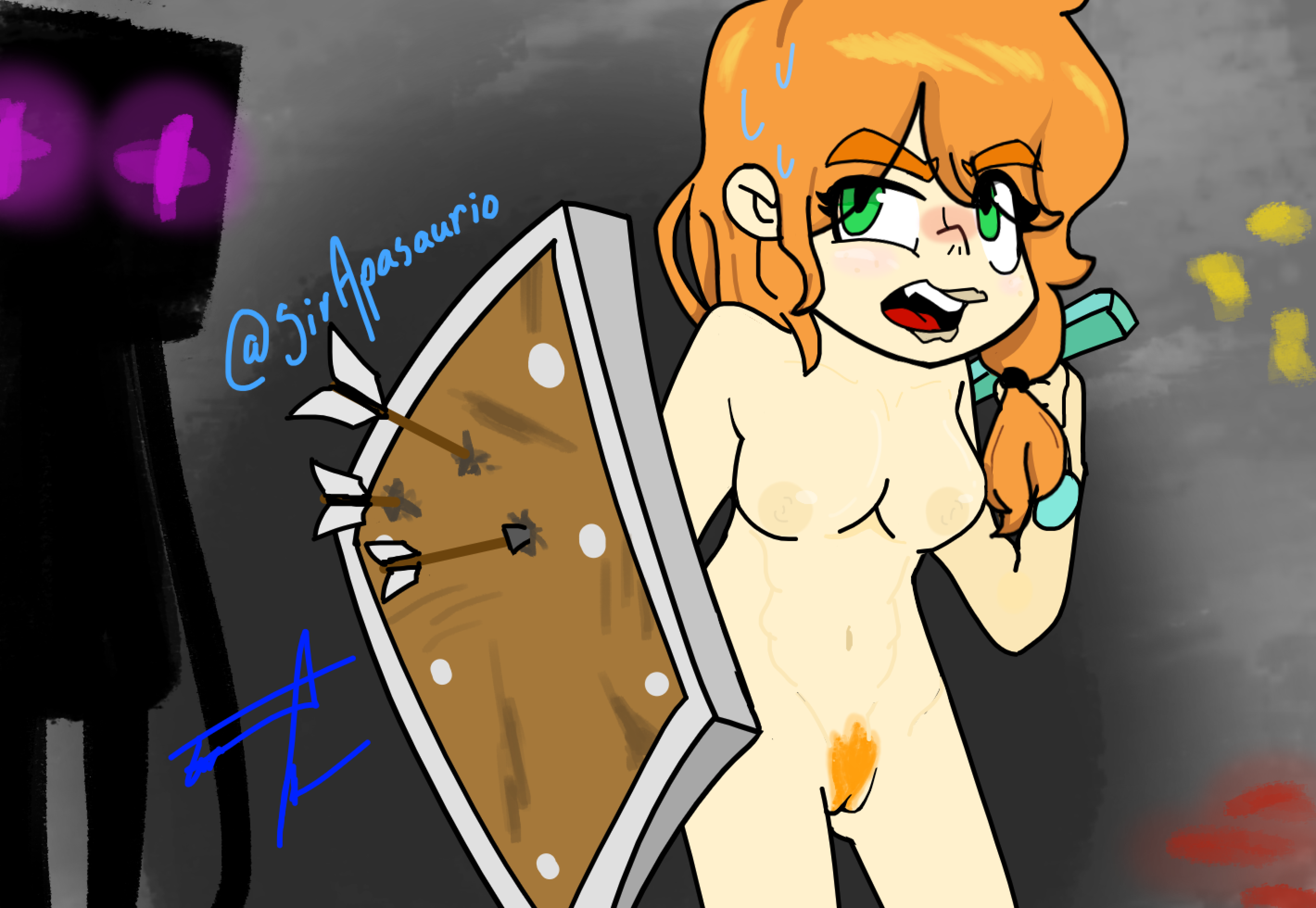 Alex (Minecraft) Rule 34 Image