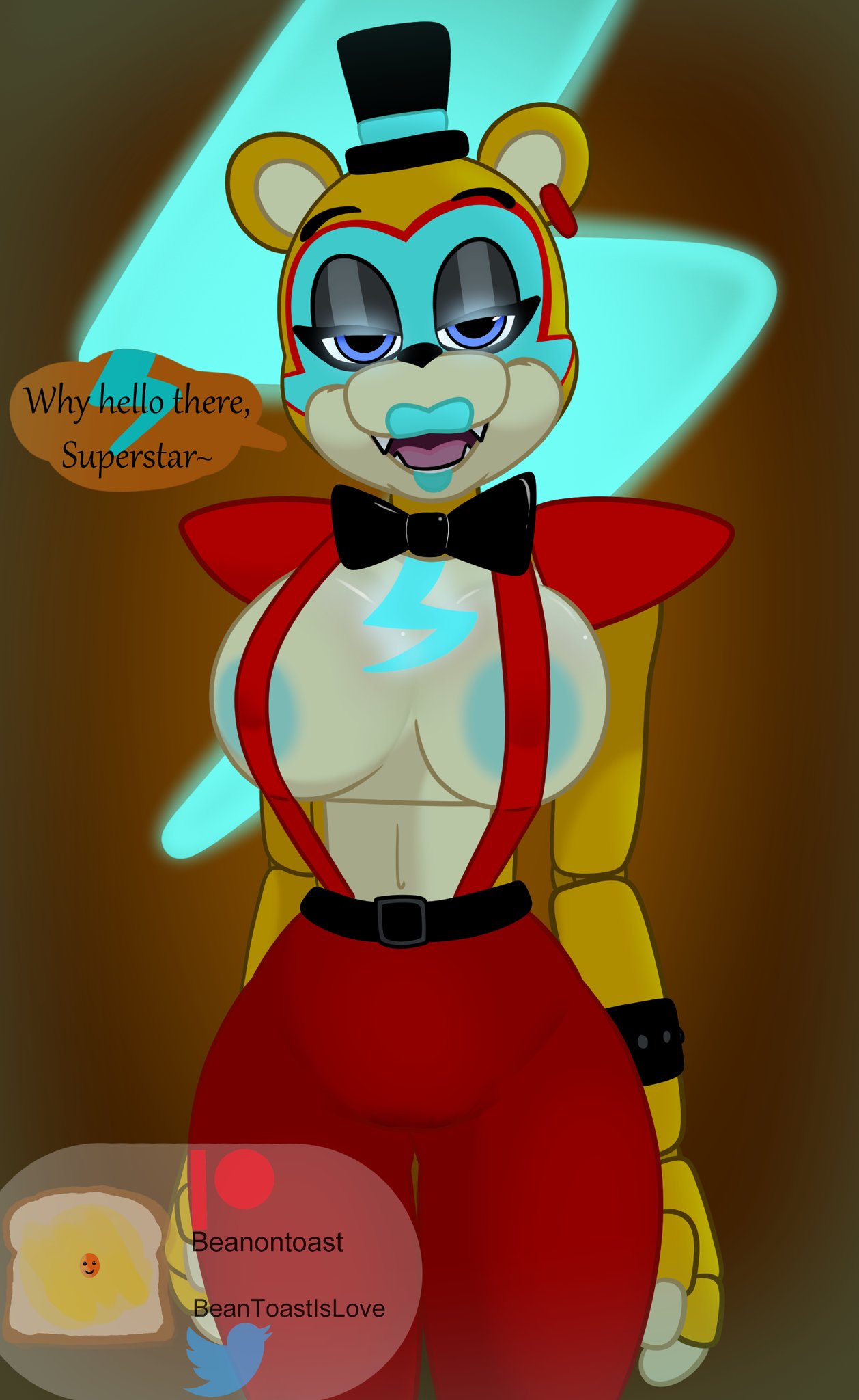 Glamrock Freddy (Fnaf) Rule 34 Image