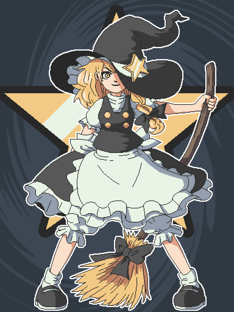 Kirisame Marisa (Touhou) Rule 34 Image