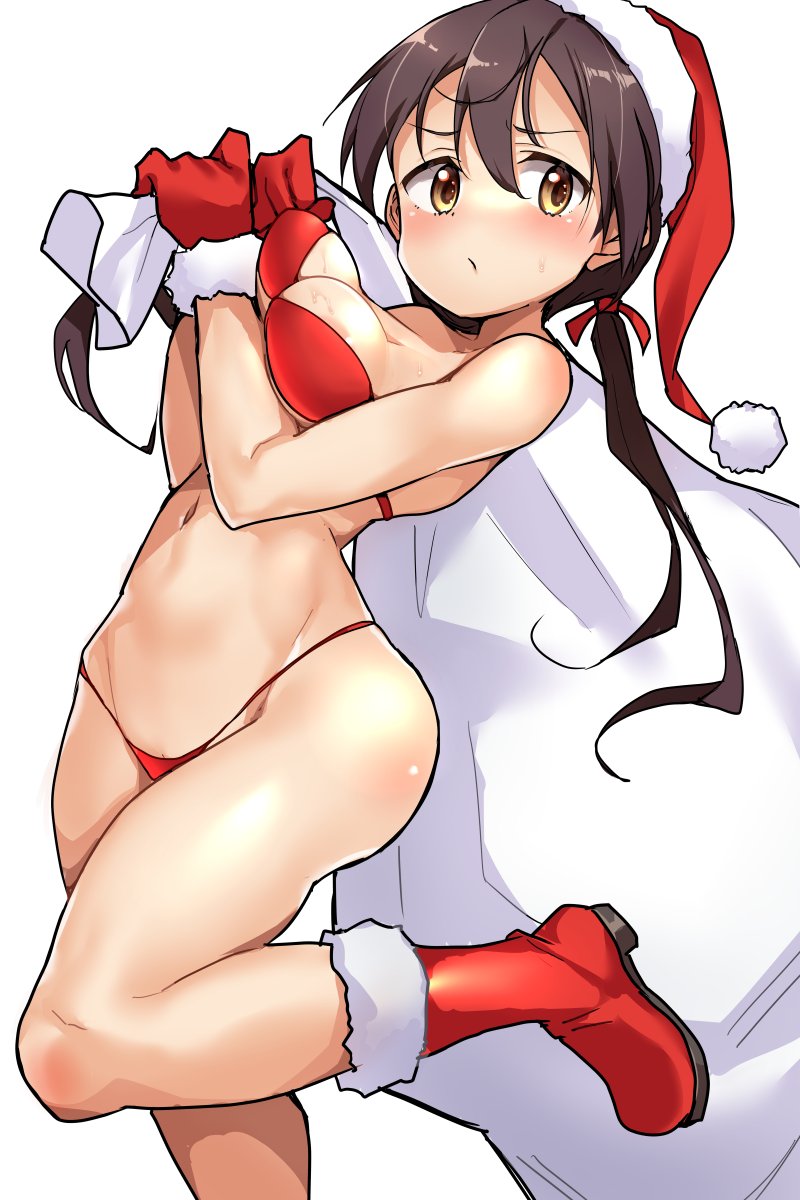 Gertrud Barkhorn (Christmas) Rule 34 Image