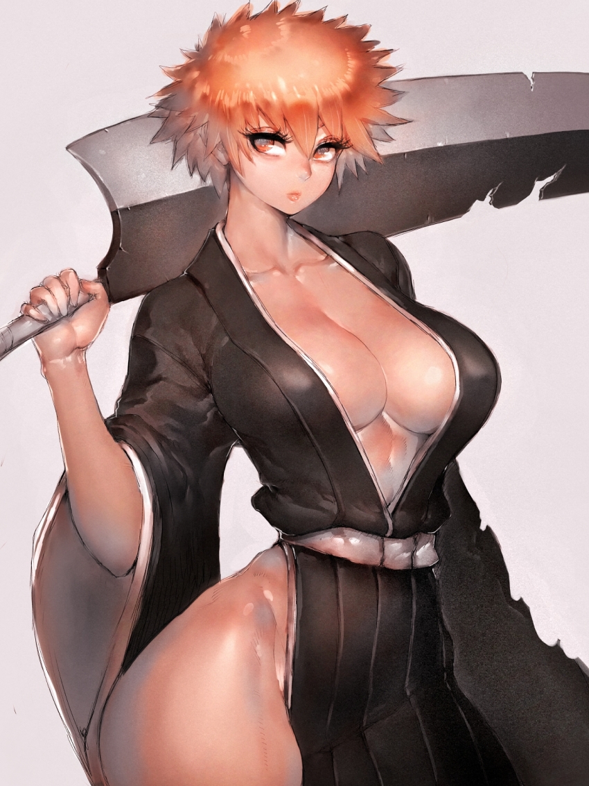 Kurosaki Ichigo (Bleach) Rule 34 Image