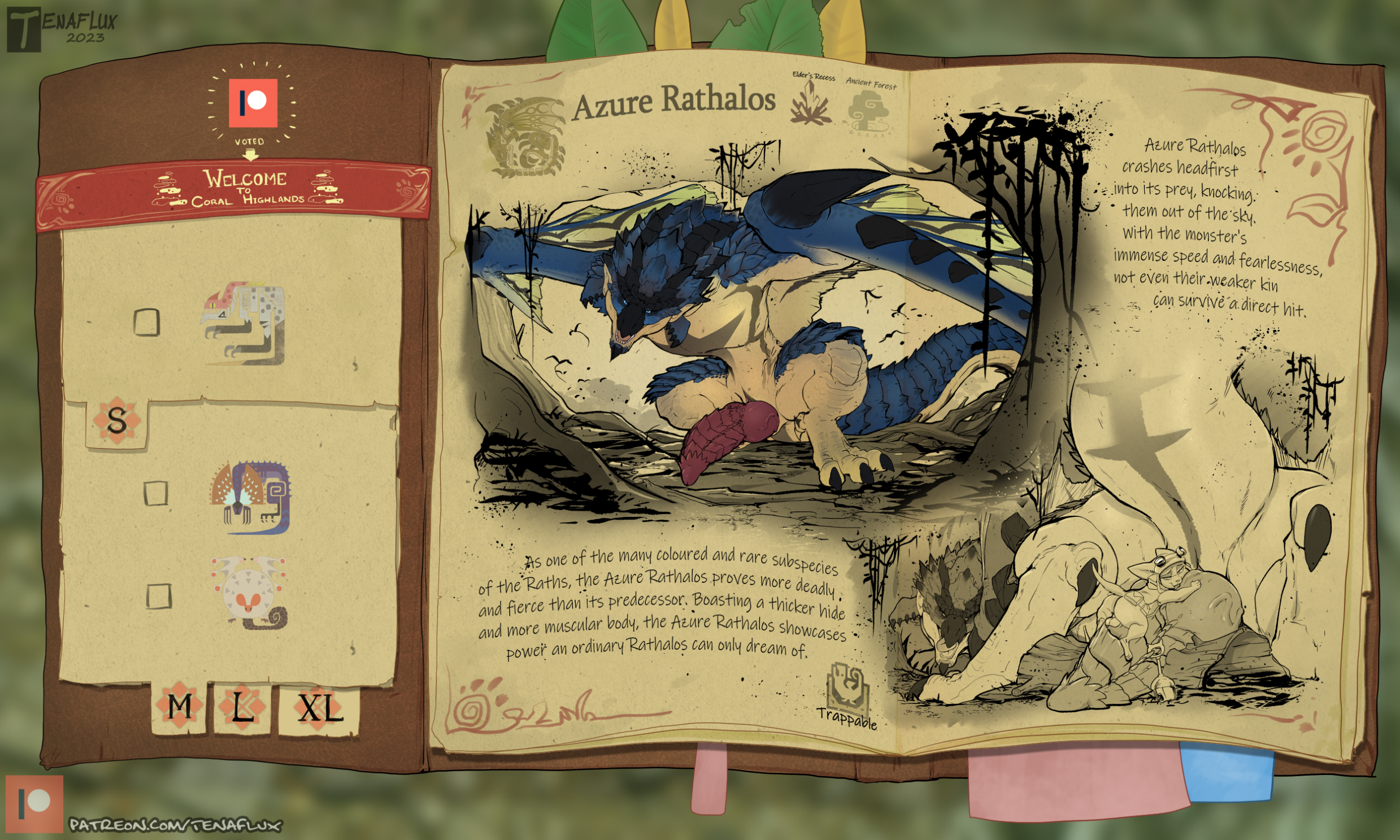 Azure Rathalos (Capcom) Rule 34 Image