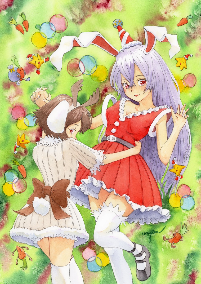 Inaba Tewi (Christmas) Rule 34 Image