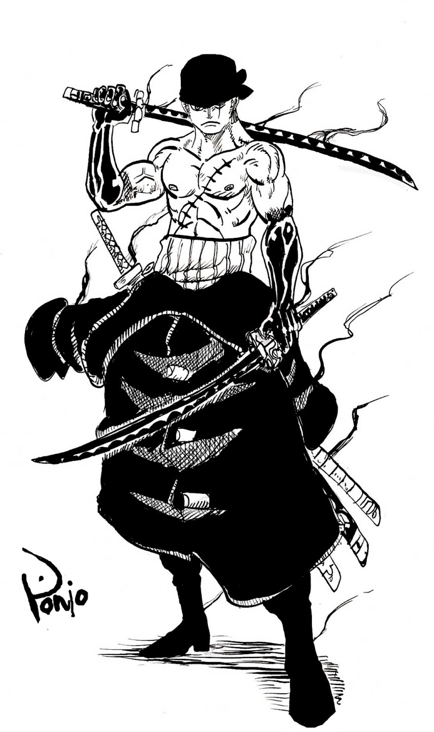 Roronoa Zoro (One Piece) Rule 34 Image