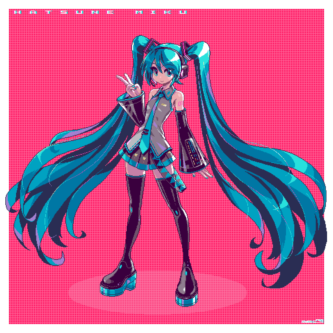Hatsune Miku (Vocaloid) Rule 34 Image