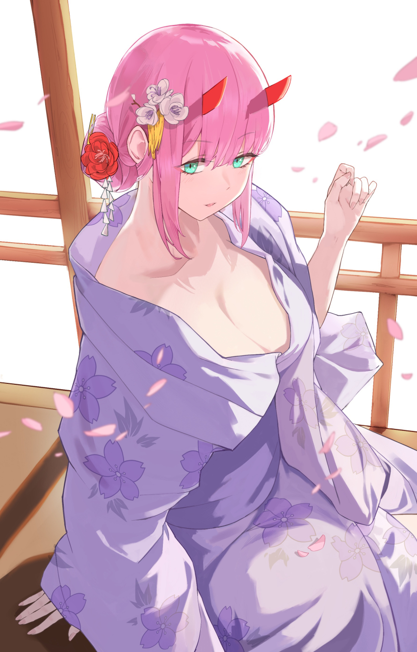 Zero Two (Darling In The Franxx) Rule 34 Image
