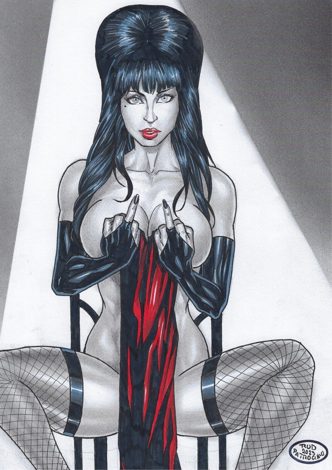 Cassandra Peterson (Elvira: Mistress Of The Dark) Rule 34 Image