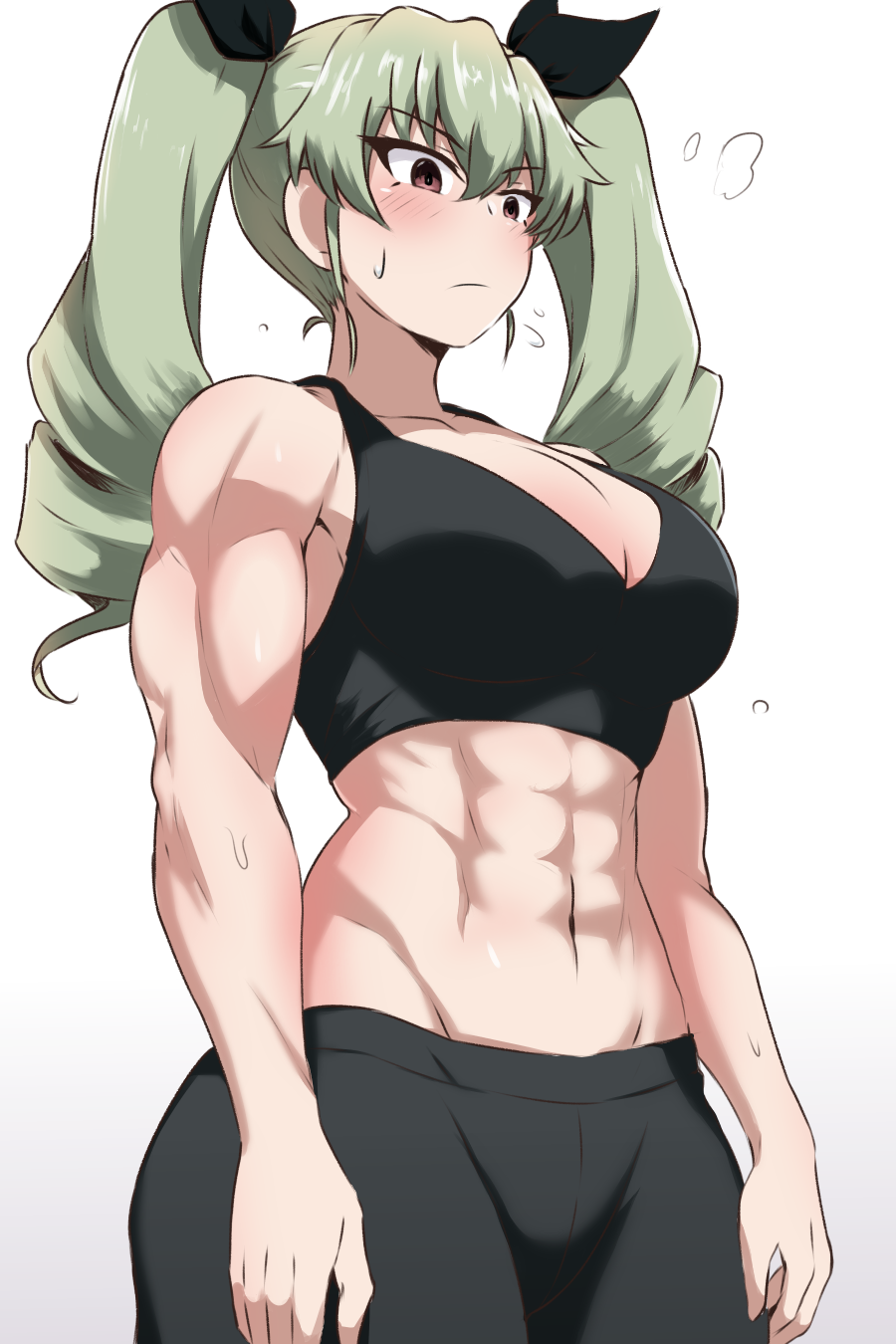 Anchovy (Girls Und Panzer) Rule 34 Image