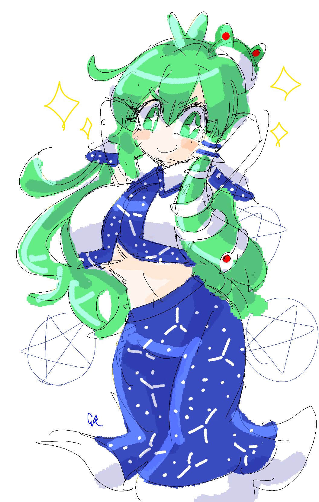 Kochiya Sanae (Touhou) Rule 34 Image