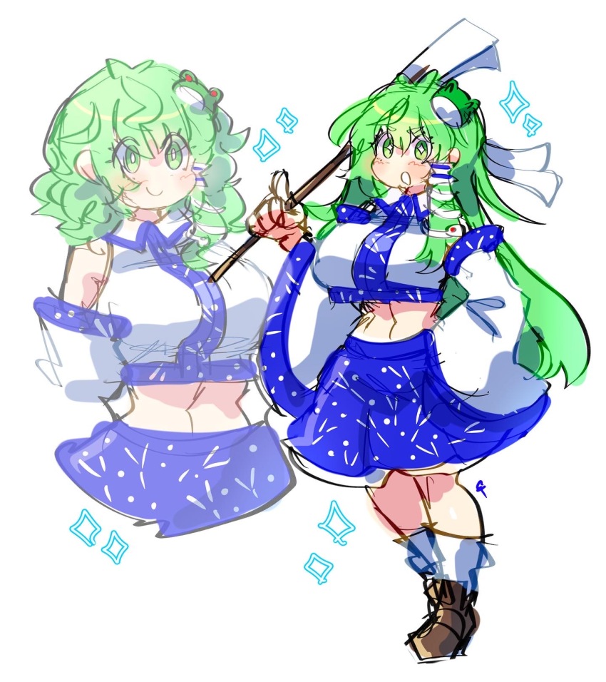 Kochiya Sanae (Touhou) Rule 34 Image