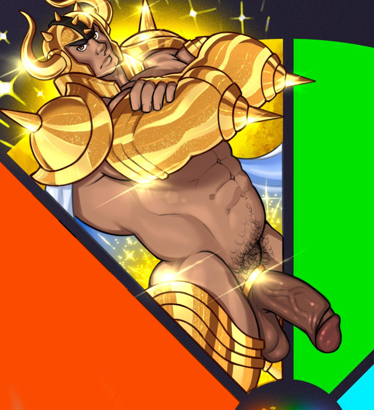 Taurus Aldebaran (Saint Seiya) Rule 34 Image