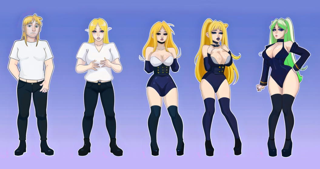 Genderswap (Mtf) Rule 34 Image