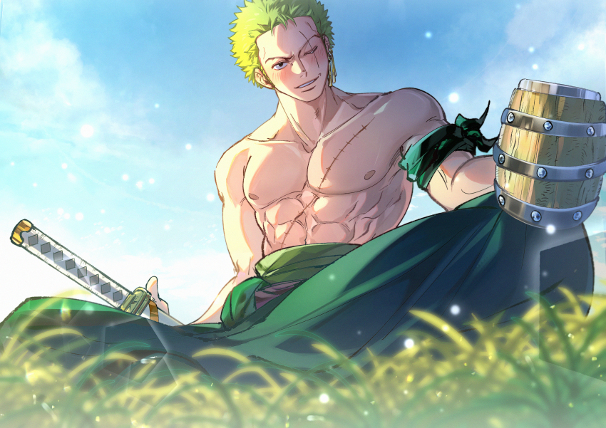 Roronoa Zoro (One Piece) Rule 34 Image