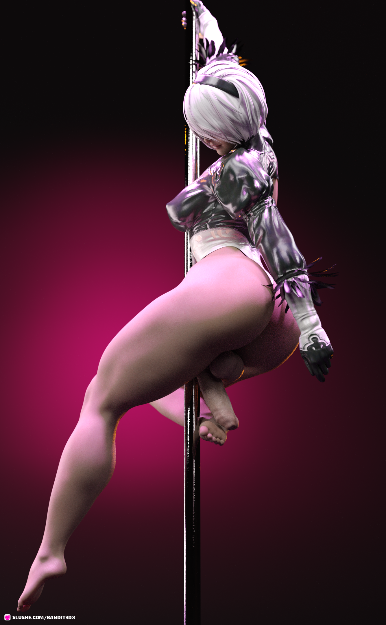 Yorha 2b (Nier) Rule 34 Image