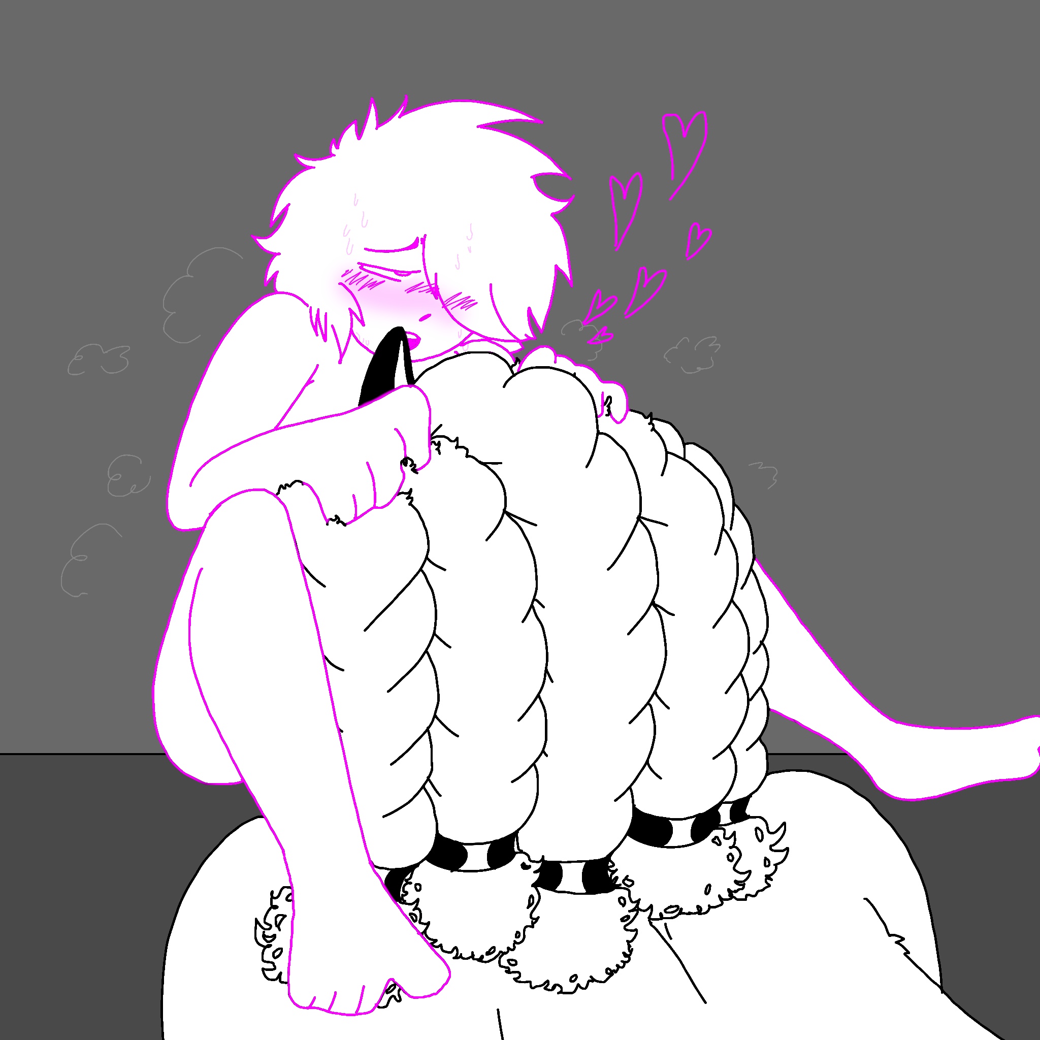 Pink Mage (Rasta Beast (Everhood)) Rule 34 Image