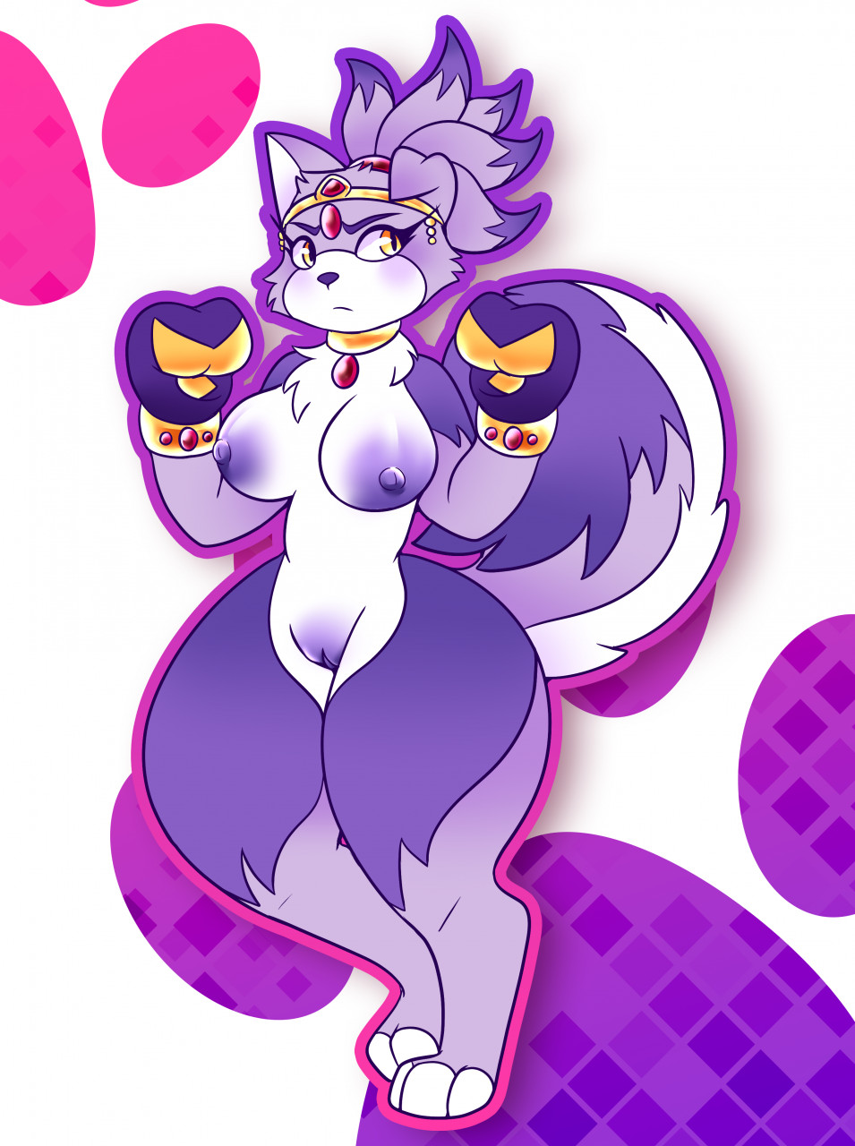 Blaze The Cat (Bandai Namco) Rule 34 Image