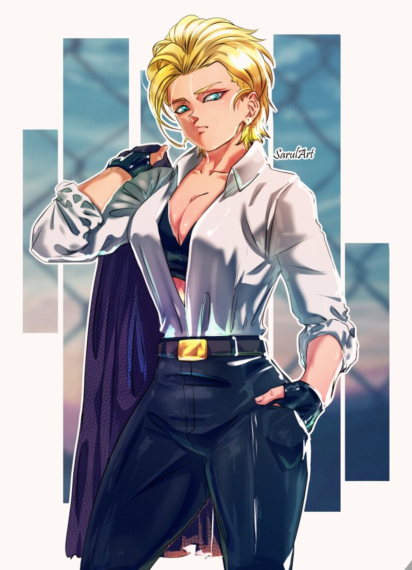 Android 18 (Dragon Ball) Rule 34 Image
