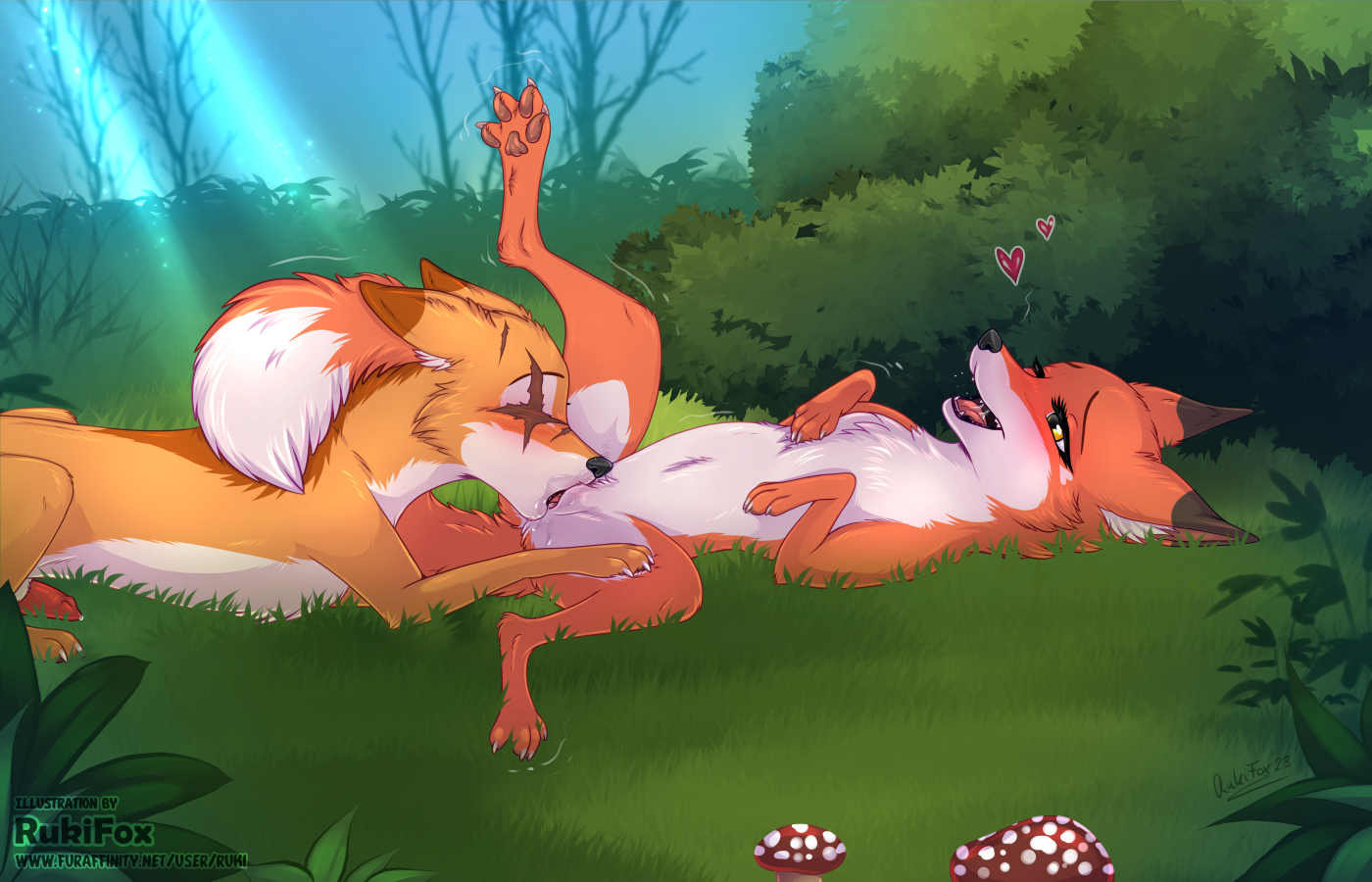Abby (Rukifox) Rule 34 Image
