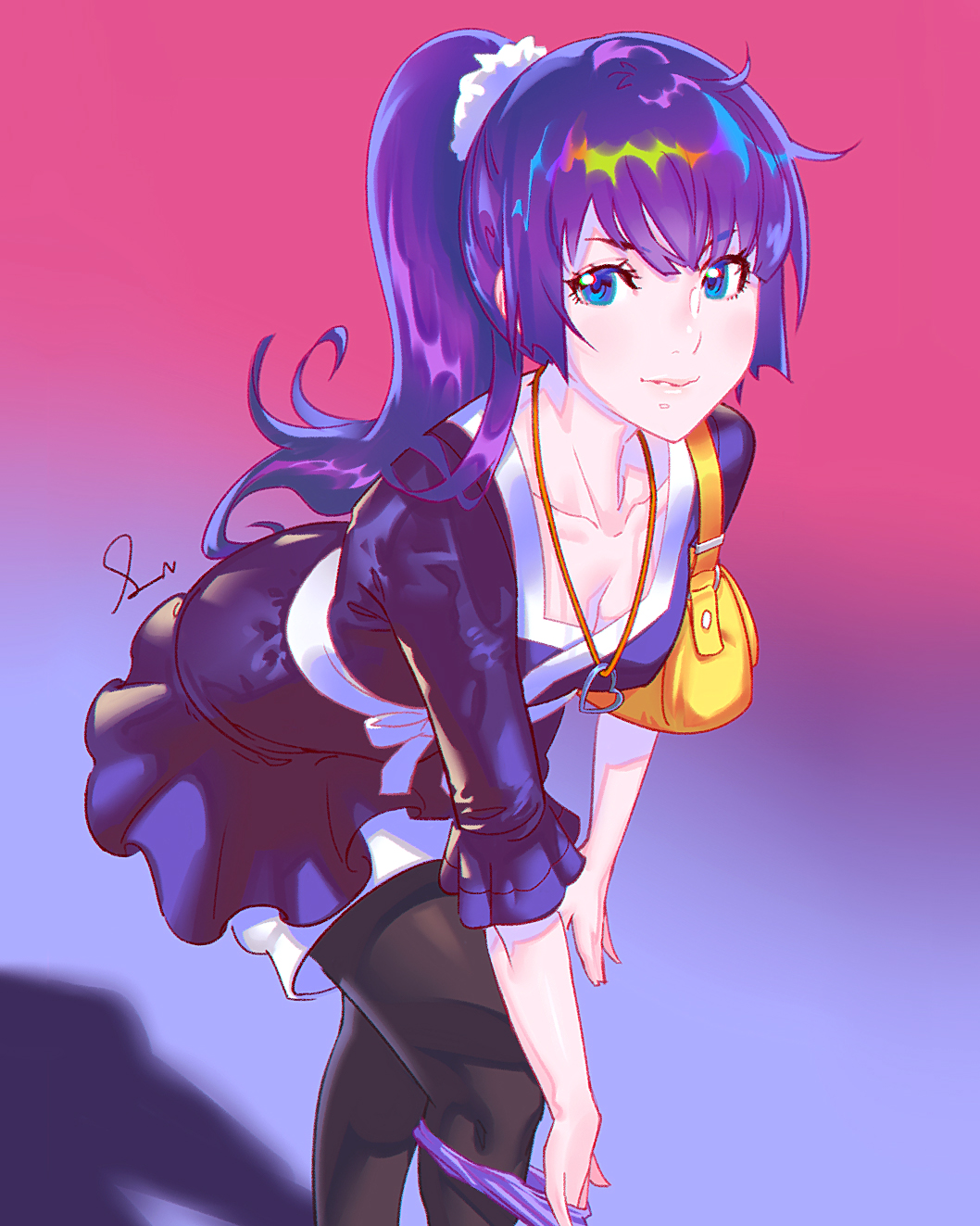 Senjougahara Hitagi (Bakemonogatari) Rule 34 Image
