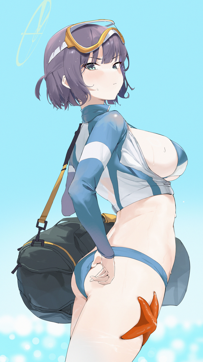 Saki (Blue Archive) Rule 34 Image