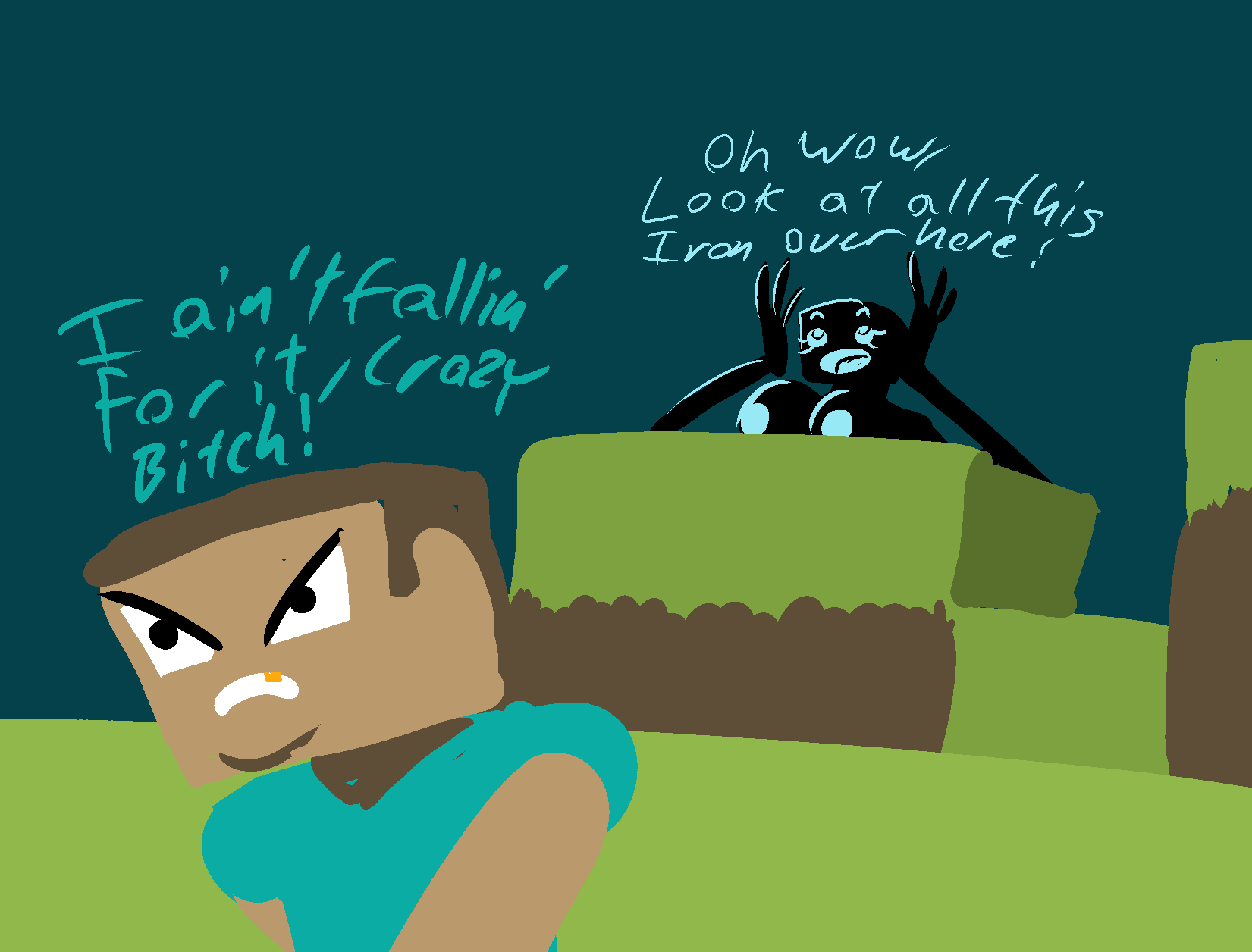 Steve (Minecraft) Rule 34 Image