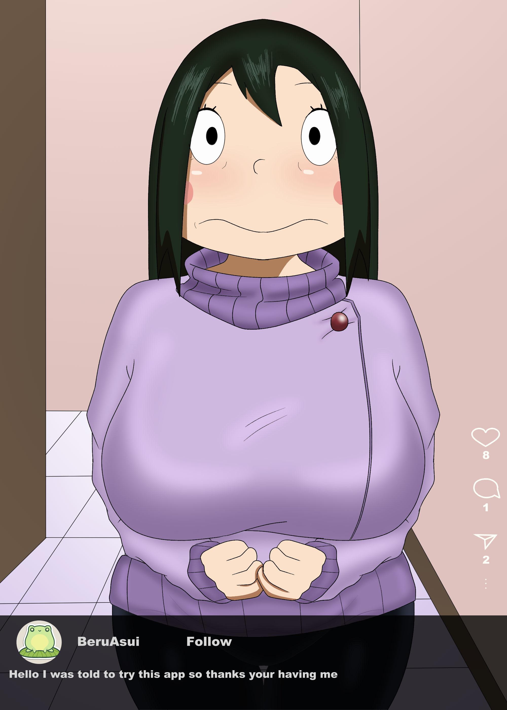 Asui Beru (My Hero Academia) Rule 34 Image